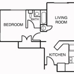 One Bedroom | One Bath 578 sq. ft. $ Call For Pricing