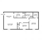 2 Bedroom 825 Square Feet $ Call For Pricing