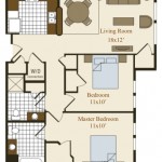 The Harundale 2 Bedroom | 2 Bath 923 Square Feet $ Call For Pricing