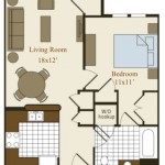 The Ritchie 1 Bedroom | 1 Bath 650 Square Feet $ Call For Pricing