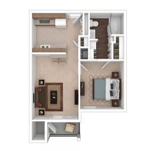 1 Bedroom | 1 Bath 600 Square Feet $ Call for Pricing