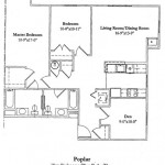2 Bedroom w/Den 1146 Sq Ft $ Call For Pricing